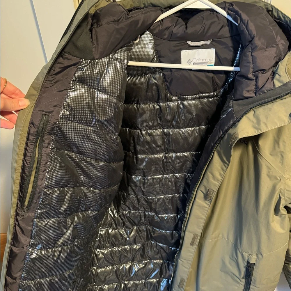 Men’s Columbia Insulated Jacket XL - Green - Picture 3 of 5